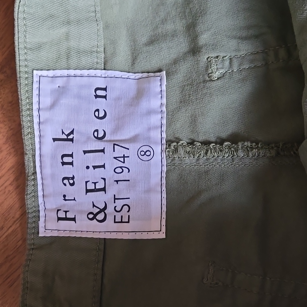 Frank & Eileen Olive Green Pants - Picture 2 of 7